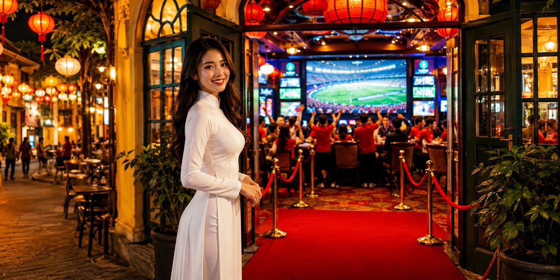 Khung cảnh Hà Nội với người dùng kiểm tra giao dịch tài chính trên ứng dụng di động