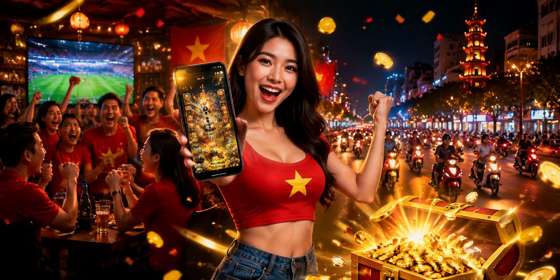 Giao diện casino trực tuyến trên điện thoại di động tại Hà Nội về đêm